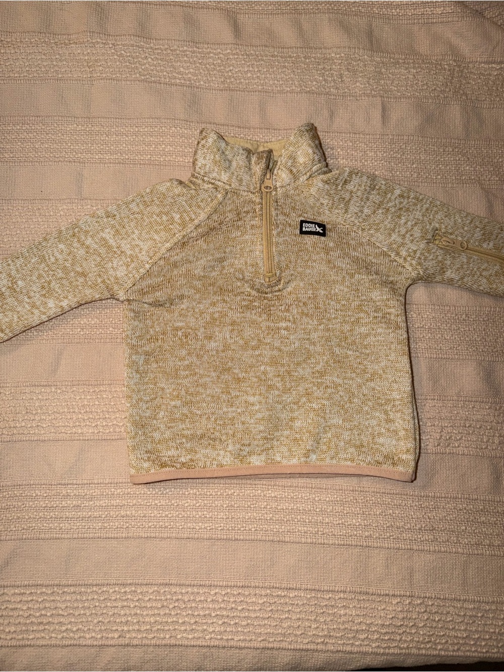 NWOT Toddler Eddie Bauer Quarter Zip Fleece Sweater